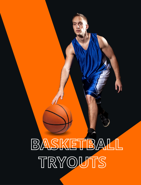 Yellow Soccer Tryouts Landscape Poster (2)